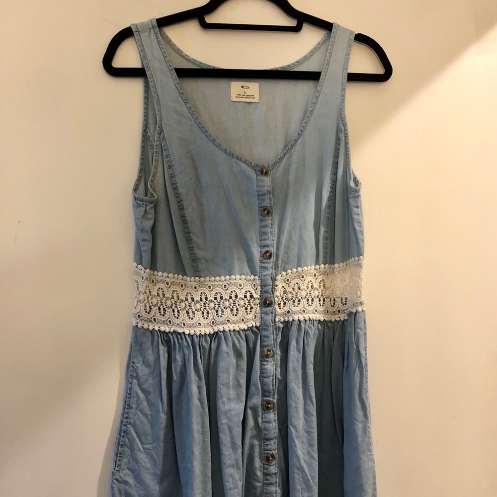 Casual chambray summer dress